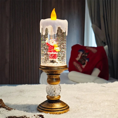 Bougie LED de Noël à flamme vacillante