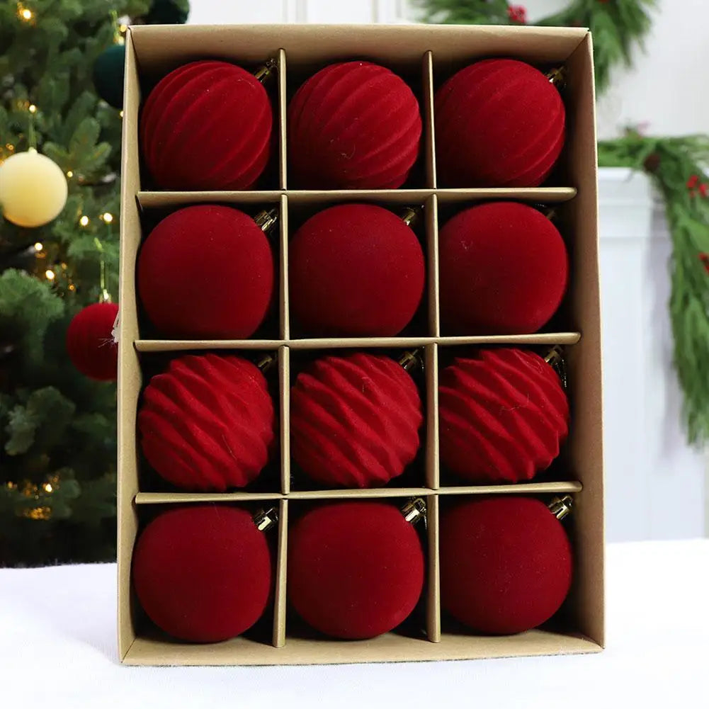 Boules de Noël floquées 6 cm – photo 6