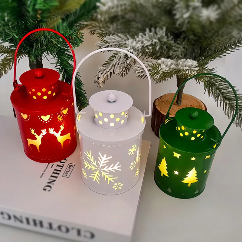 Lanterne de Noël suspendue LED – photo 4