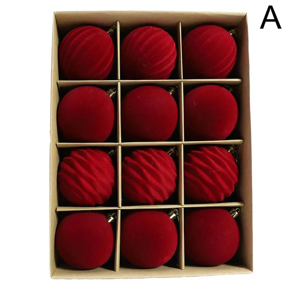 Boules de Noël floquées 6 cm – photo 8