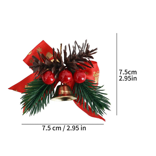 Clochettes de Noël rétro suspendues au sapin
