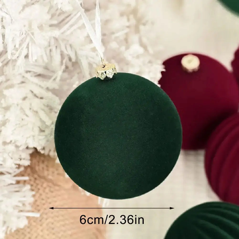 Boules de Noël floquées 6 cm – photo 4
