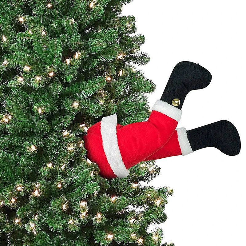 Jambes du Père Noël décoratives – photo 5