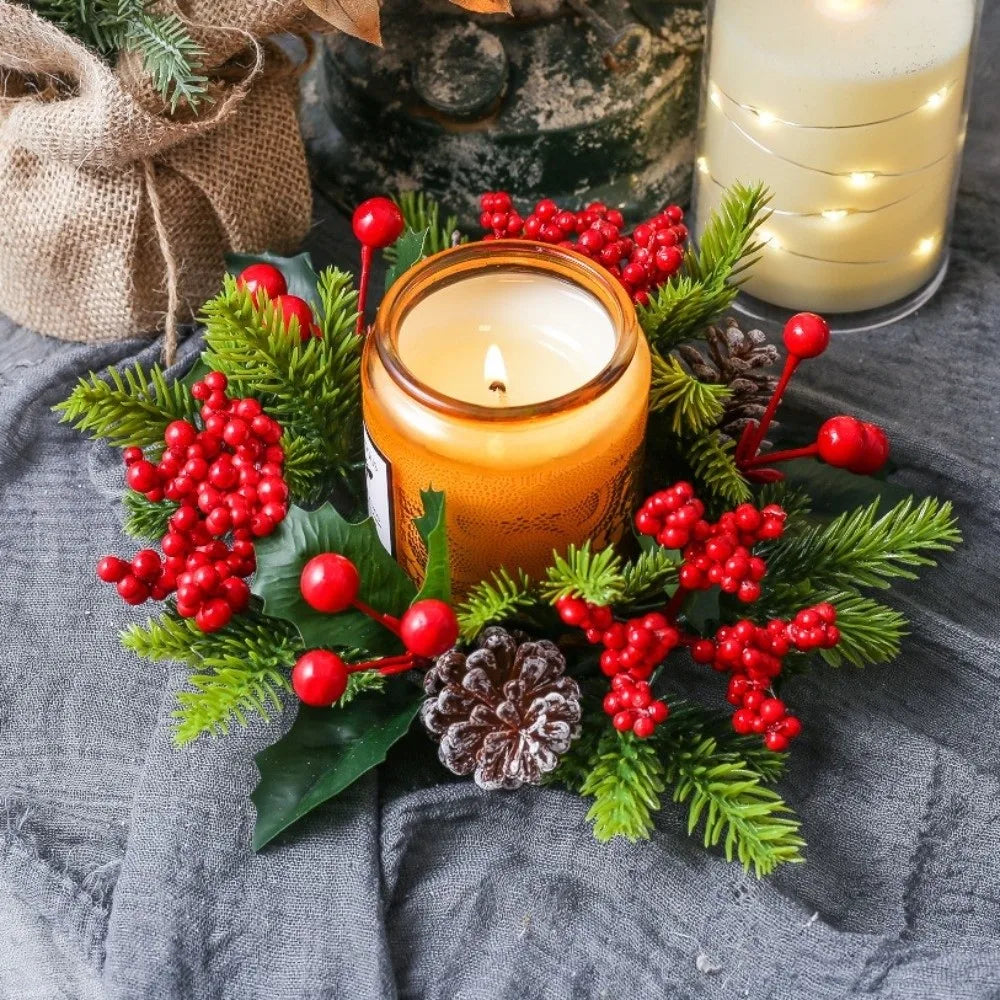Couronne de Noël à baies rouges – photo 5